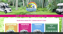 Desktop Screenshot of lack-camping-cars.fr