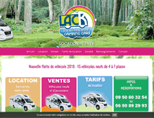 Tablet Screenshot of lack-camping-cars.fr